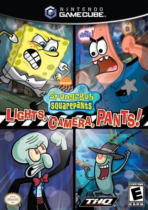 SpongeBob SquarePants Lights Camera Pants - Nintendo Gamecube