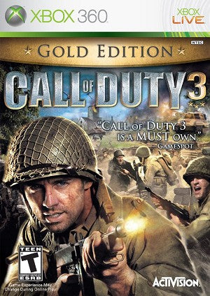 Call of Duty 3 Gold Edition - Microsoft Xbox 360