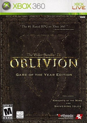 Elder Scrolls IV Oblivion Game of the Year - Microsoft Xbox 360
