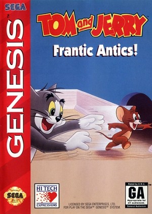 Tom and Jerry Frantic Antics - Sega Genesis