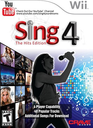 Sing4: The Hits Edition (Just Game) - Nintendo Wii