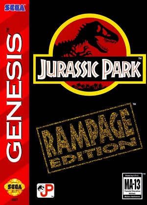 Jurassic Park Rampage Edition - Sega Genesis