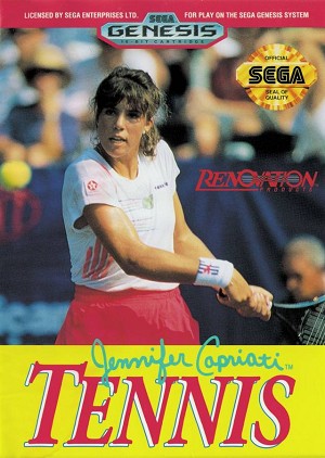Jennifer Capriati Tennis - Sega Genesis