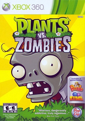 Plants vs Zombies - Microsoft Xbox 360