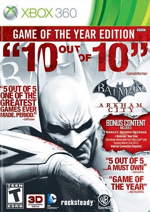 Batman Arkham City: Game of the Year Edition - Microsoft Xbox 360