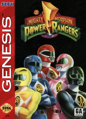 Mighty Morphin Power Rangers - Sega Genesis