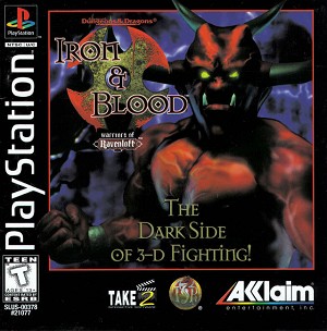 Advanced Dungeons and Dragons Iron and Blood - Playstation 1