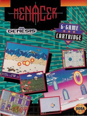 Menacer 6 Game Cartridge - Sega Genesis