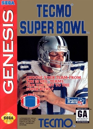 Tecmo Super Bowl - Sega Genesis