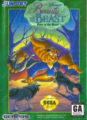 Beauty And The Beast Roar of the Beast - Sega Genesis