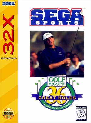 36 Great Holes of Golf Starring Fred Couples - Sega 32X