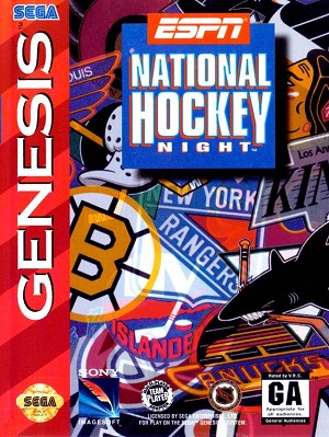 ESPN National Hockey Night - Sega Genesis