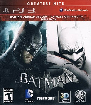 Batman Arkham Asylum and Arkham City Dual Pack - Playstation 3
