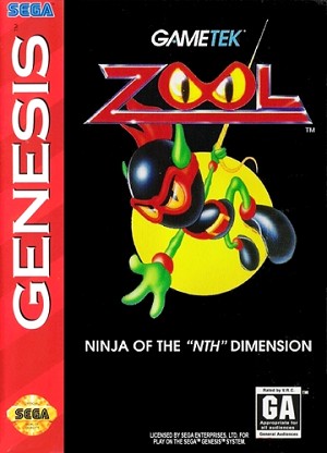 Zool Ninja of the Nth Dimension - Sega Genesis