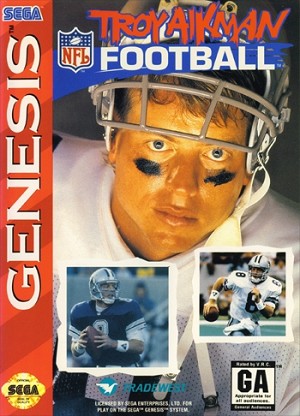 Troy Aikman NFL Football - Sega Genesis