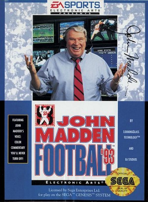 John Madden Football '93 - Sega Genesis