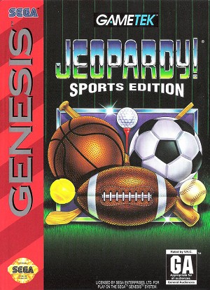 Jeopardy Sports Edition - Sega Genesis