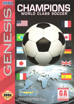 Champions World Class Soccer - Sega Genesis