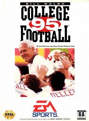 Bill Walsh College Football 95 - Sega Genesis