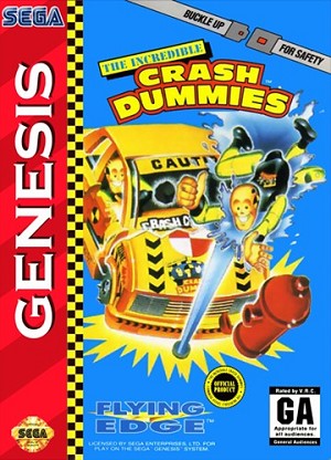 Incredible Crash Dummies - Sega Genesis