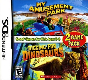 My Amusement Park/Digging for Dinosaurs Game Pack - Nintendo DS