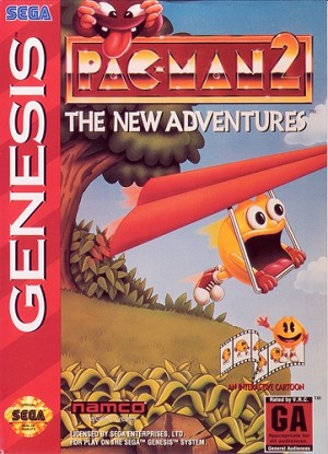 Pac-Man 2 The New Adventures - Sega Genesis