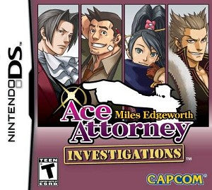 Ace Attorney Investigations: Miles Edgeworth DS Game - Nintendo DS