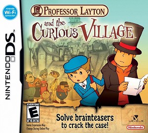 Professor Layton and the Curious Village DS Game - Nintendo DS
