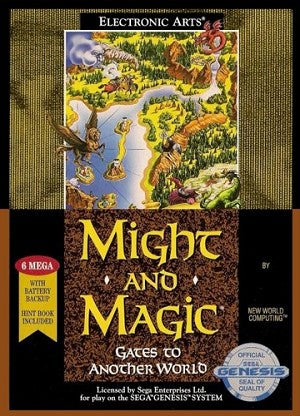 Might and Magic Gates to Another World - Sega Genesis