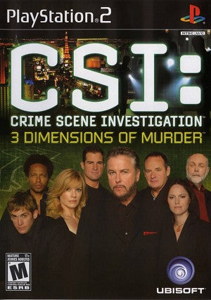 CSI 3 Dimensions of Murder - Playstation 2