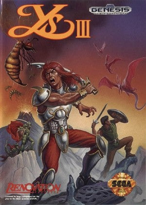 Ys III: Wanderers From Ys - Sega Genesis