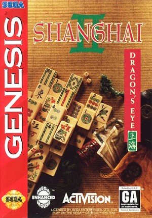 Shanghai II Dragon's Eye - Sega Genesis