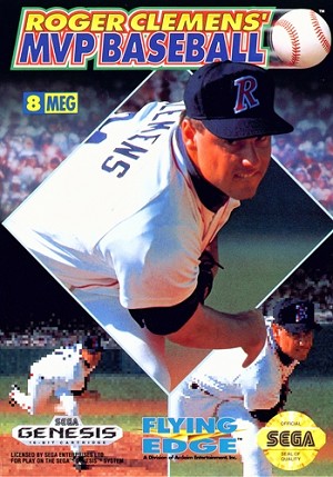 Roger Clemens MVP Baseball - Sega Genesis
